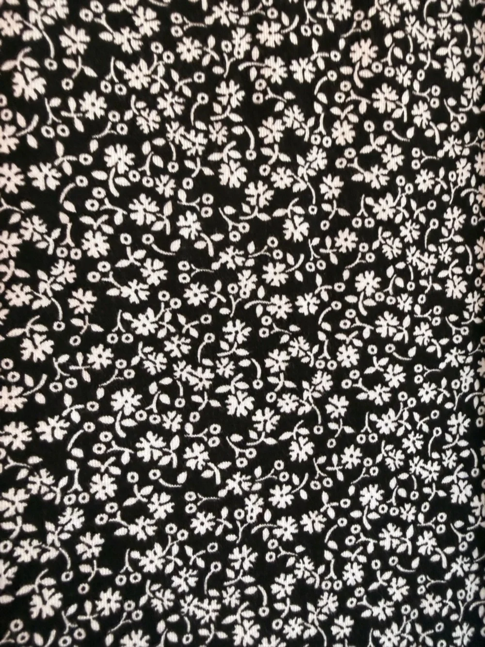 Free People Check It Mini Dress NWT Size M Black White Ditsy Floral Open Back - Picture 10 of 12